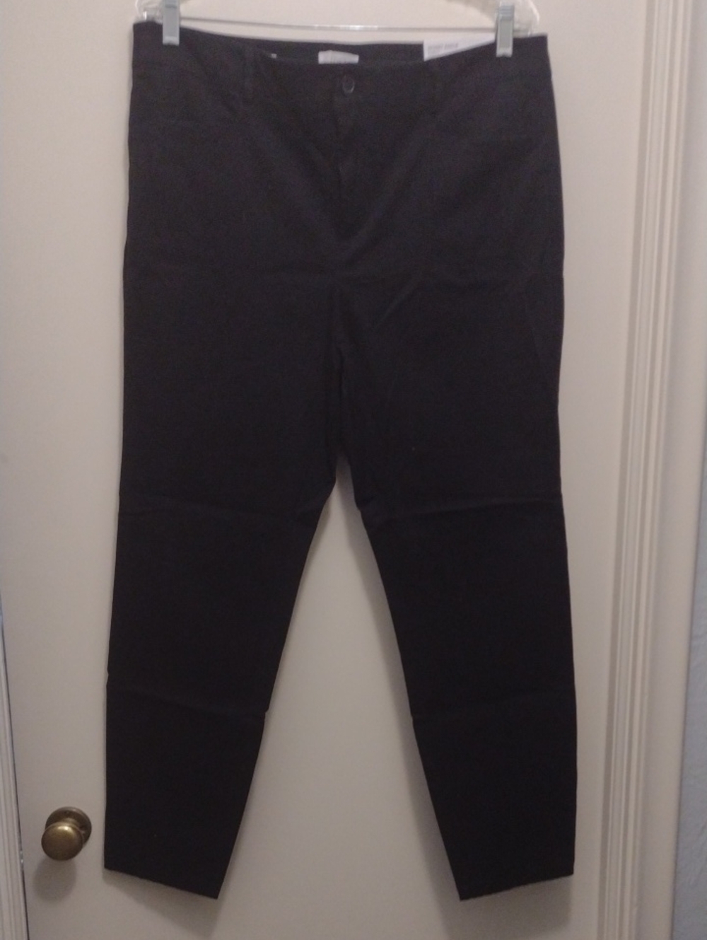 LOFT Women's Black Curvy Skinny Ankle Pants (J1346)